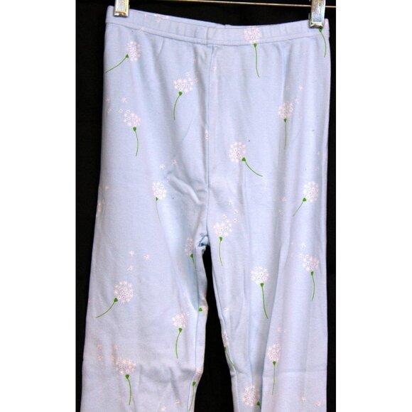 NWT 2004 Gymboree Dandelion Wishes Light Blue Leggings Lettuce Edging sz 9 - Picture 2 of 7
